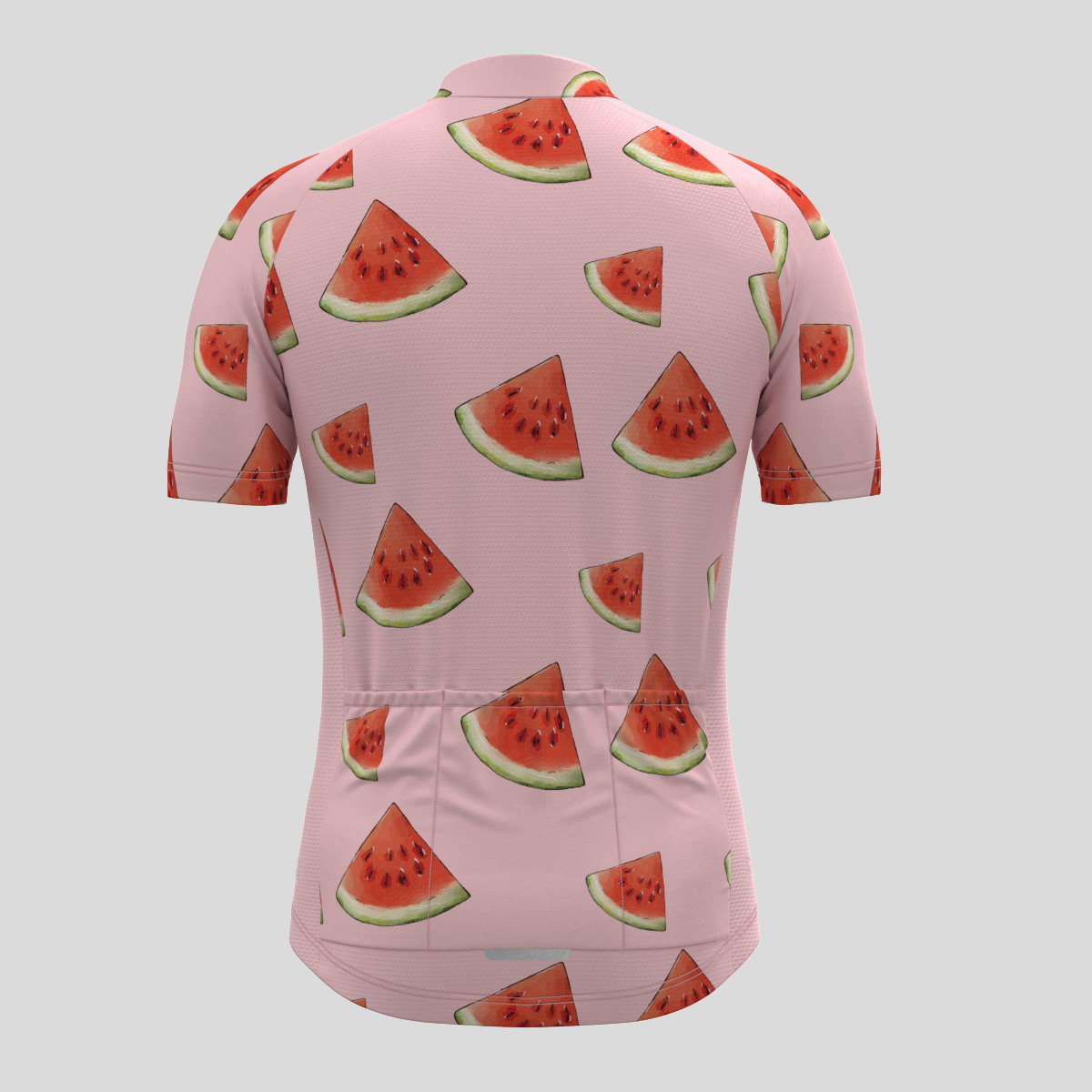 Juicy Summer Watermelon Men's Cycling Jersey - Pink