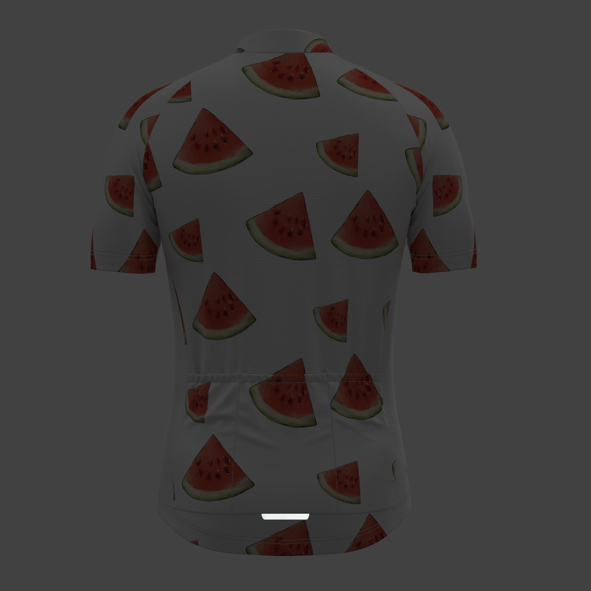 Juicy Summer Watermelon Men's Cycling Jersey - White