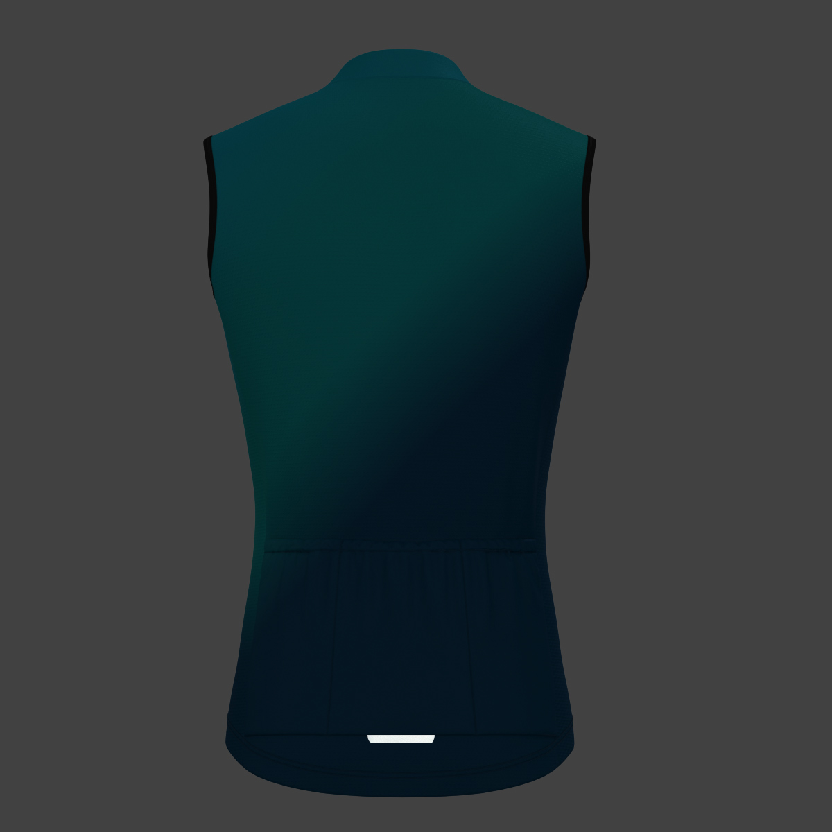 Men's Minimal Fade Sleeveless Cycling Jersey - Atlantis