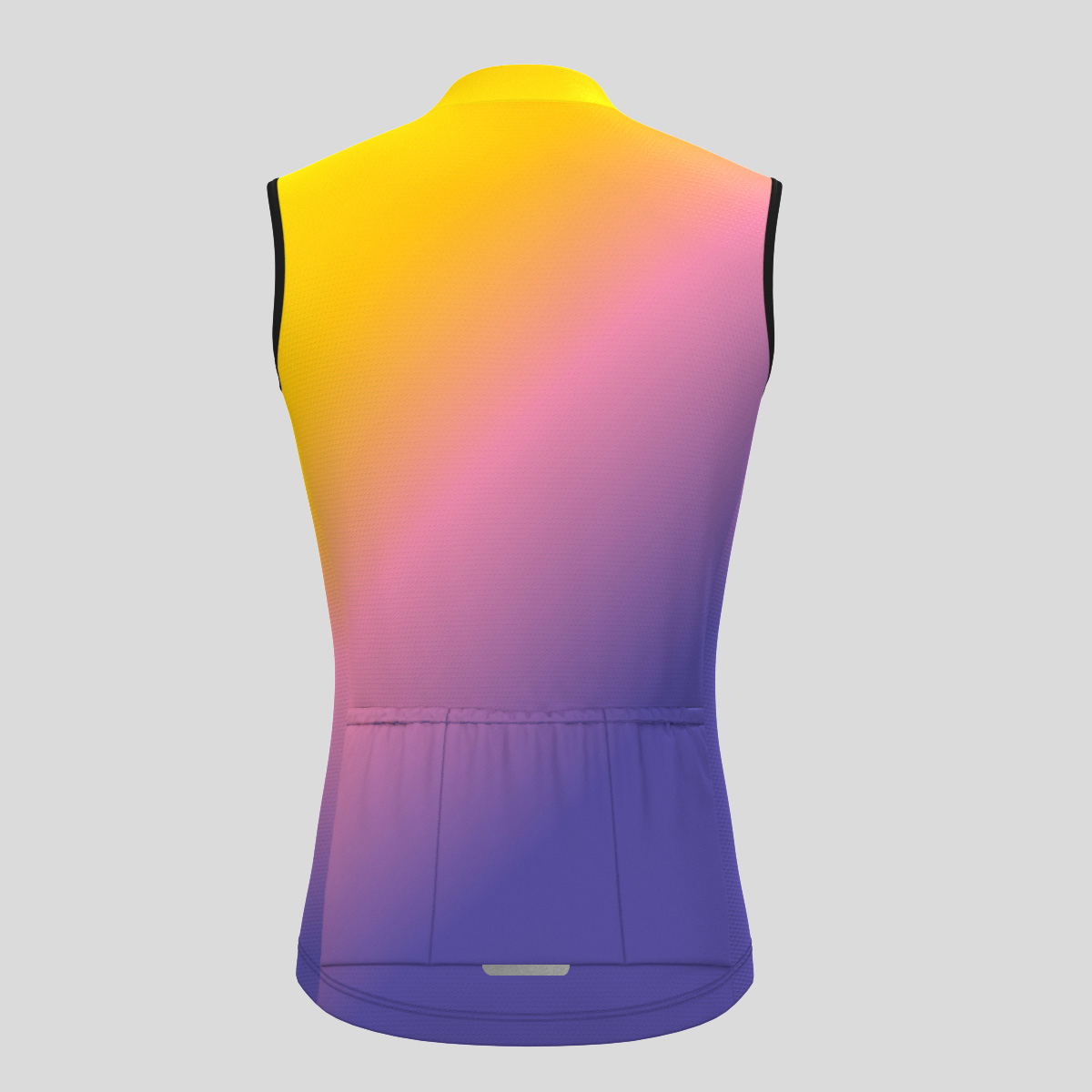 Men's Minimal Fade Sleeveless Cycling Jersey - Orange