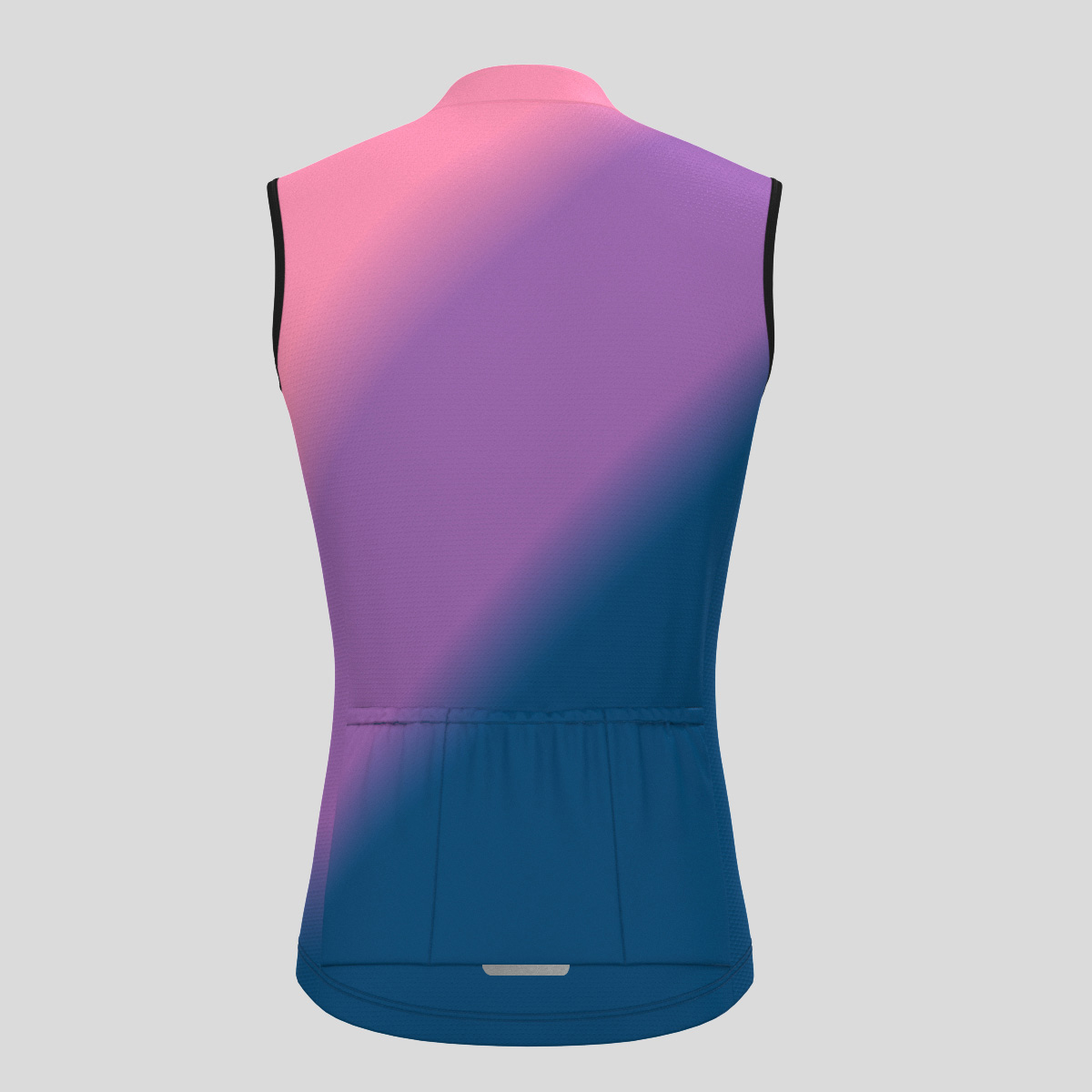 Men's Minimal Fade Sleeveless Cycling Jersey - Purple