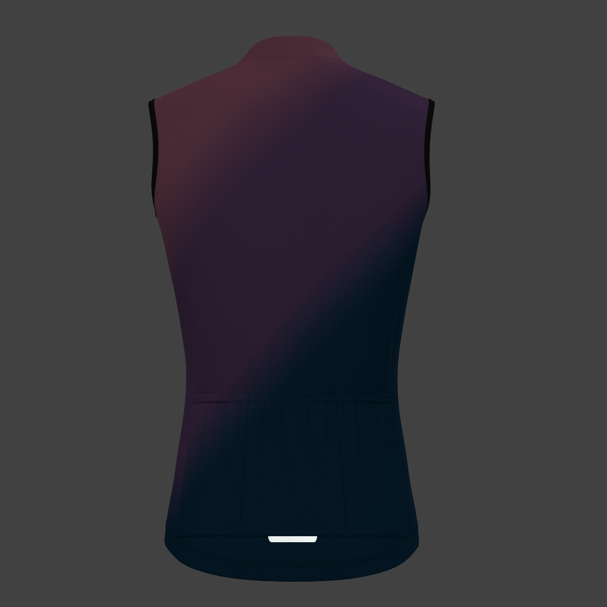 Men's Minimal Fade Sleeveless Cycling Jersey - Purple