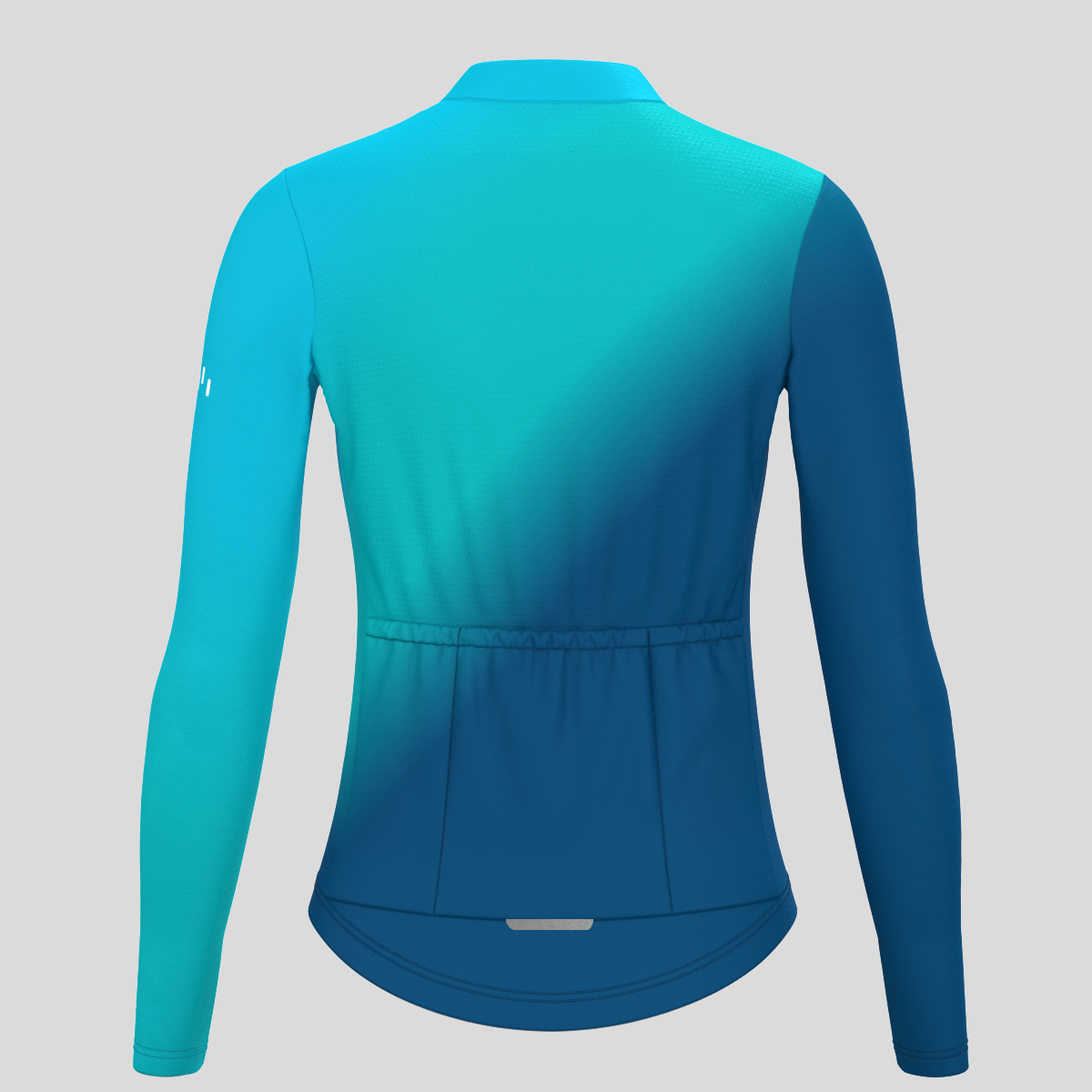 Women's Minimal Fade LS Cycling Jersey - Atlantis