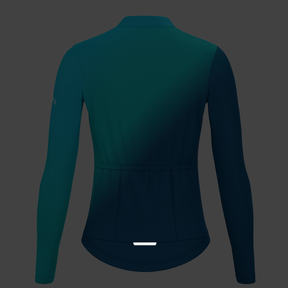 Women's Minimal Fade LS Cycling Jersey - Atlantis