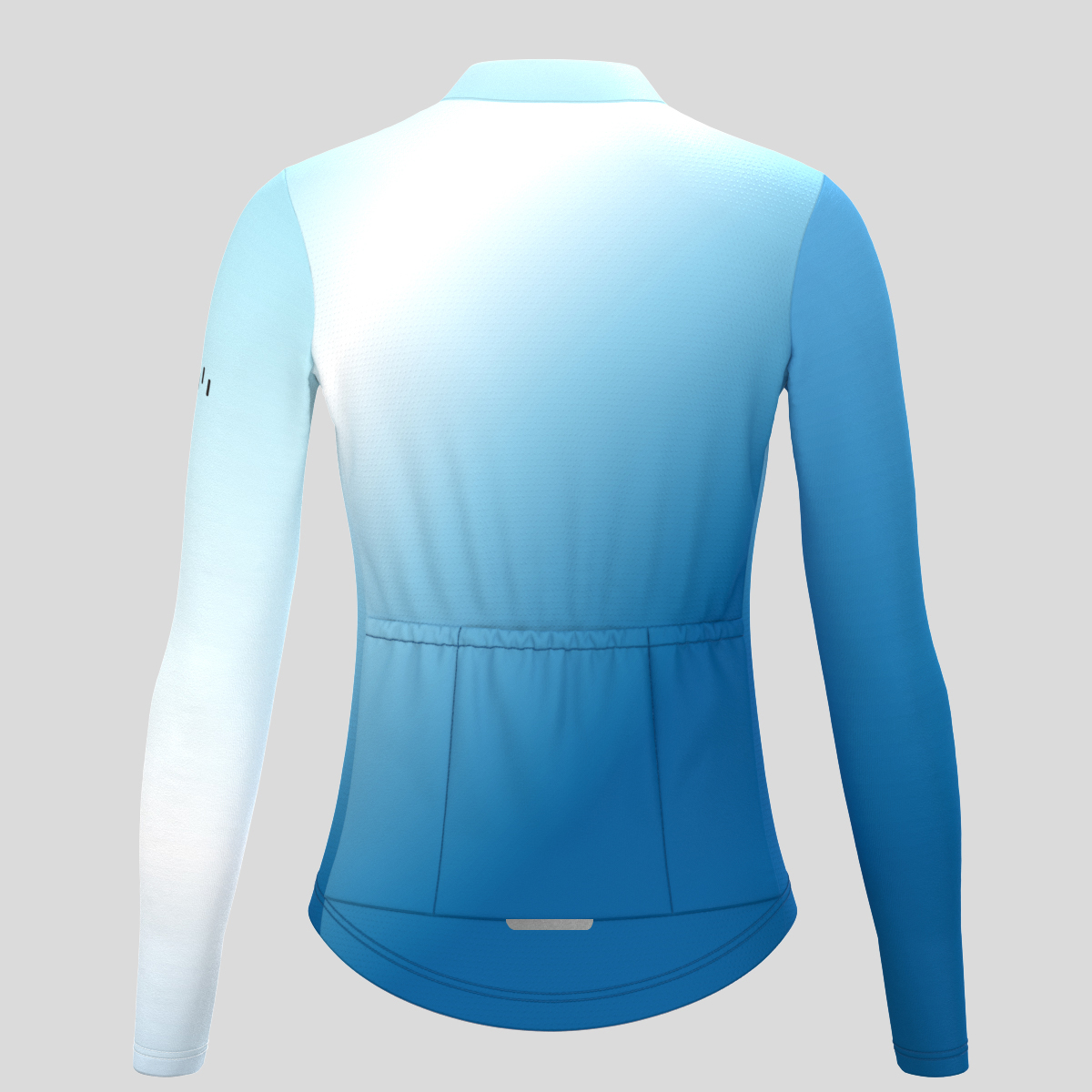 Women's Minimal Fade LS Cycling Jersey - Flow Aqua