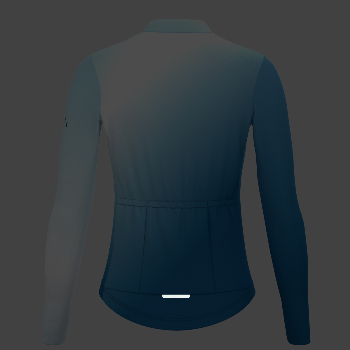 Women's Minimal Fade LS Cycling Jersey - Flow Aqua
