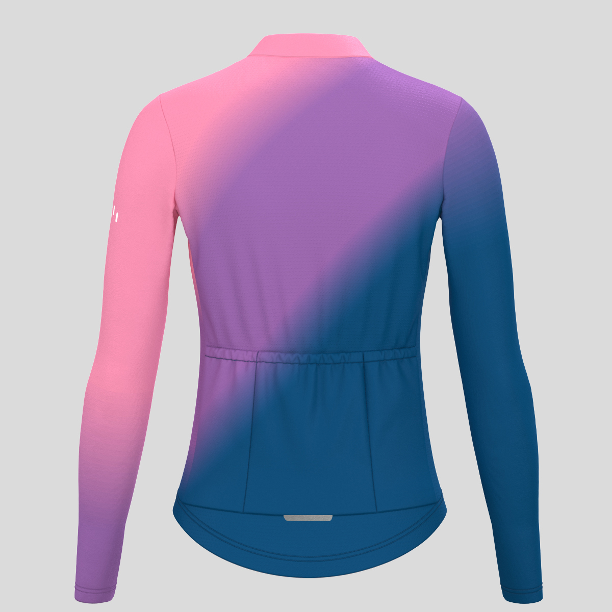 Women's Minimal Fade LS Cycling Jersey - Purple