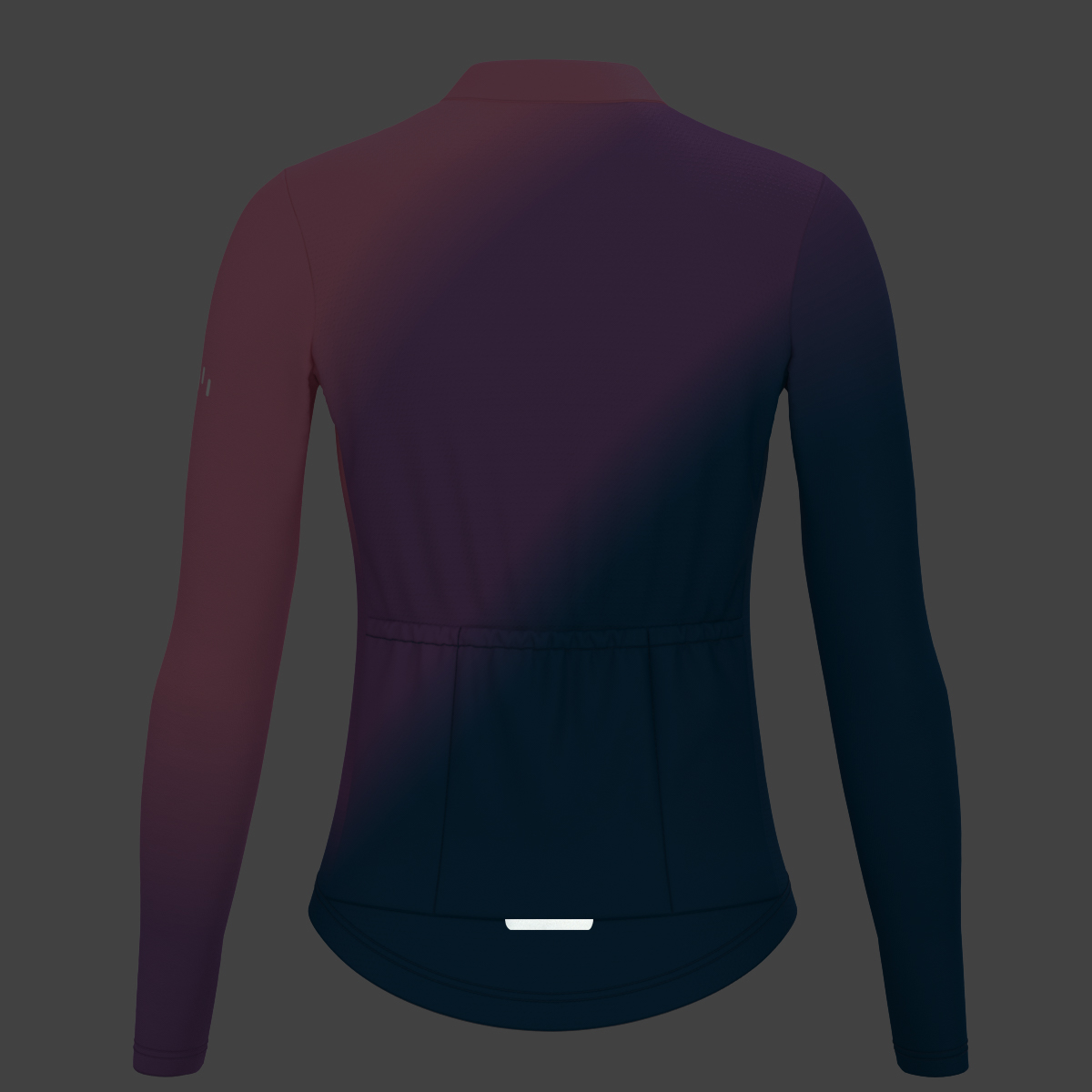 Women's Minimal Fade LS Cycling Jersey - Purple