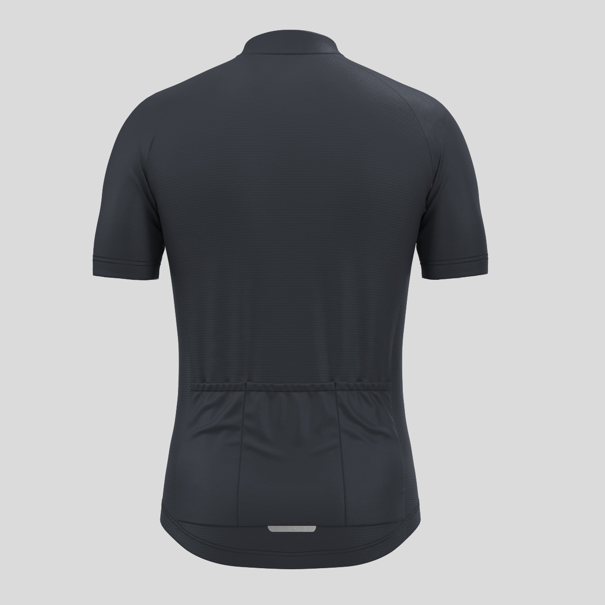 Men's Minimal Solid Cycling Jersey -Graphite