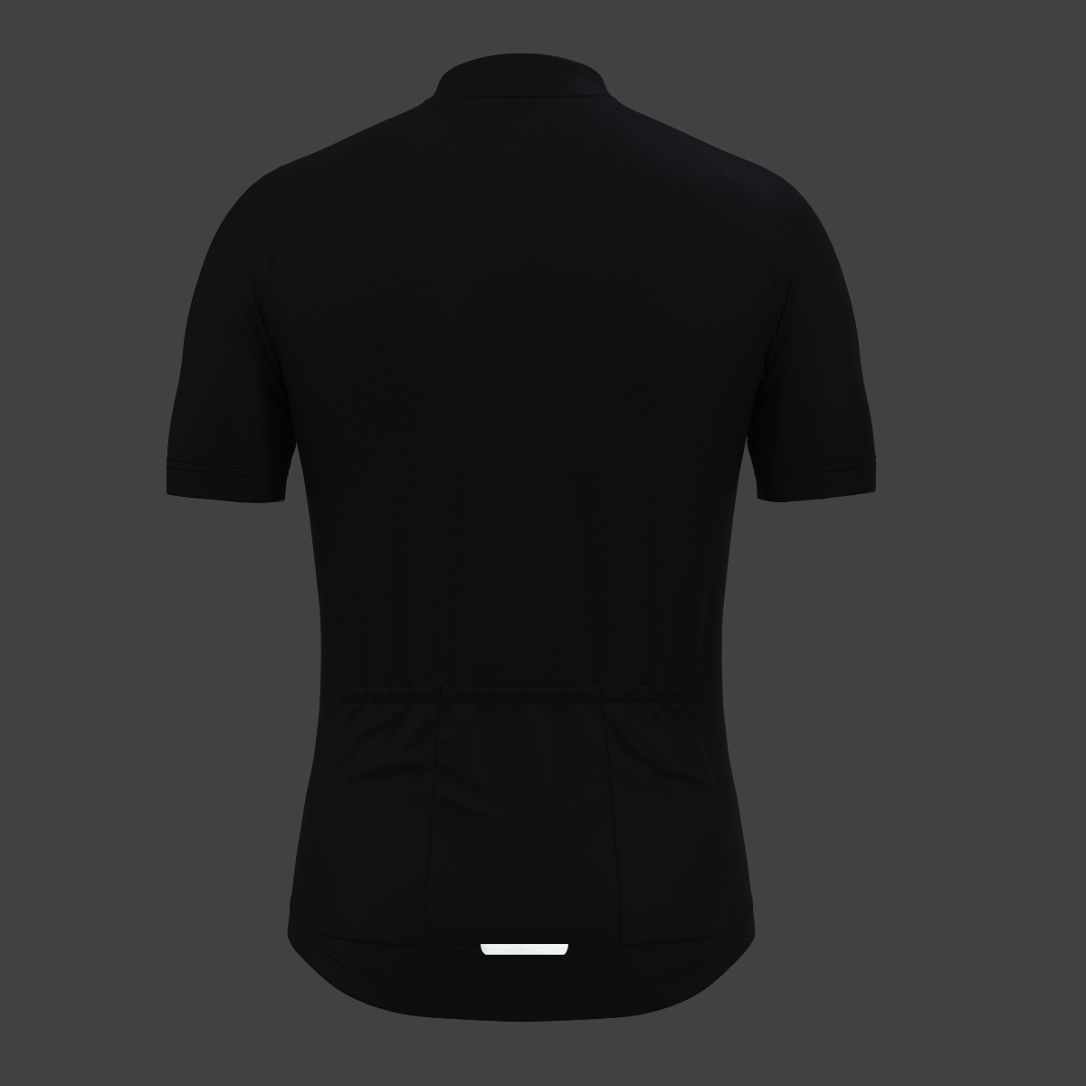 Men's Minimal Solid Cycling Jersey -Graphite