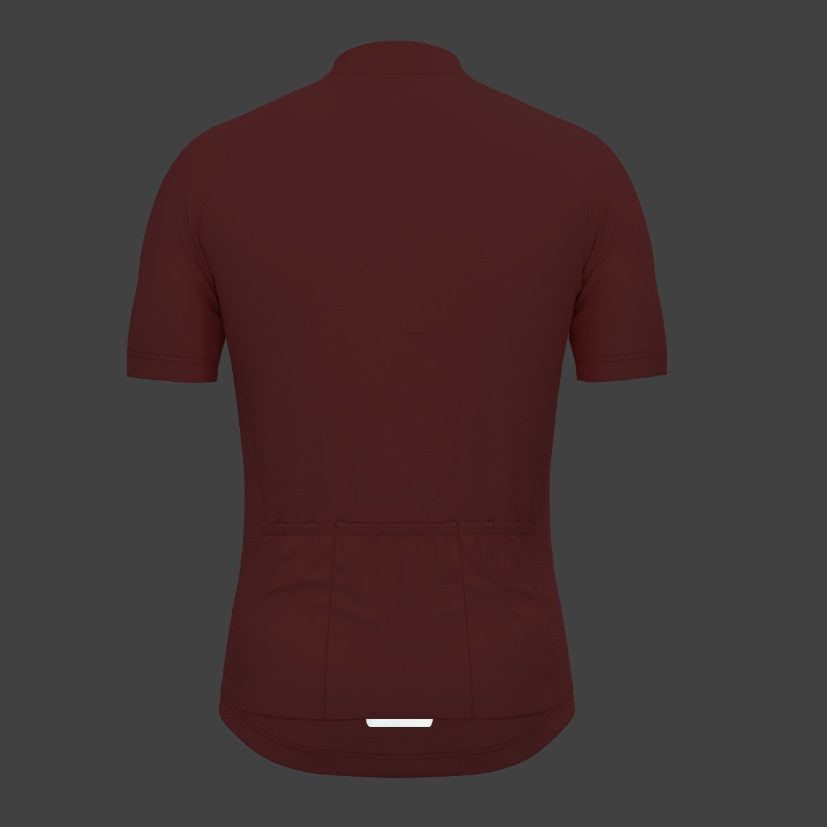 Men's Minimal Solid Cycling Jersey -Guava