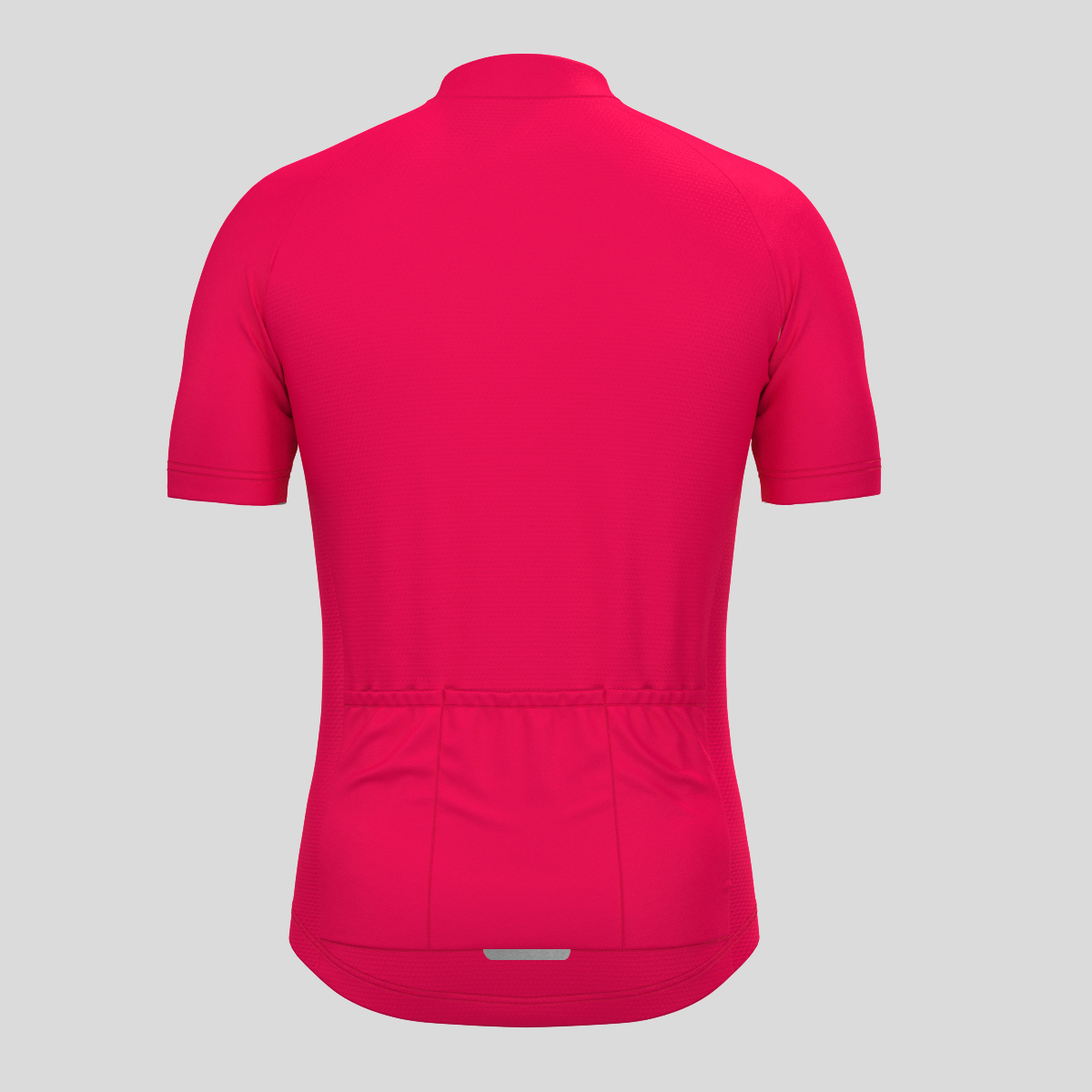 Men's Minimal Solid Cycling Jersey -Jester red