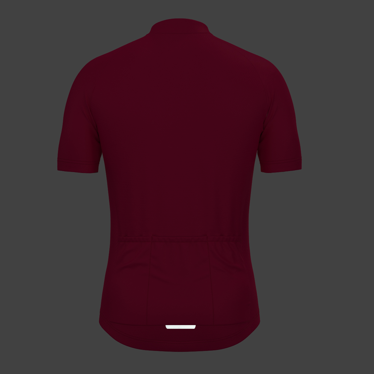 Men's Minimal Solid Cycling Jersey -Jester red