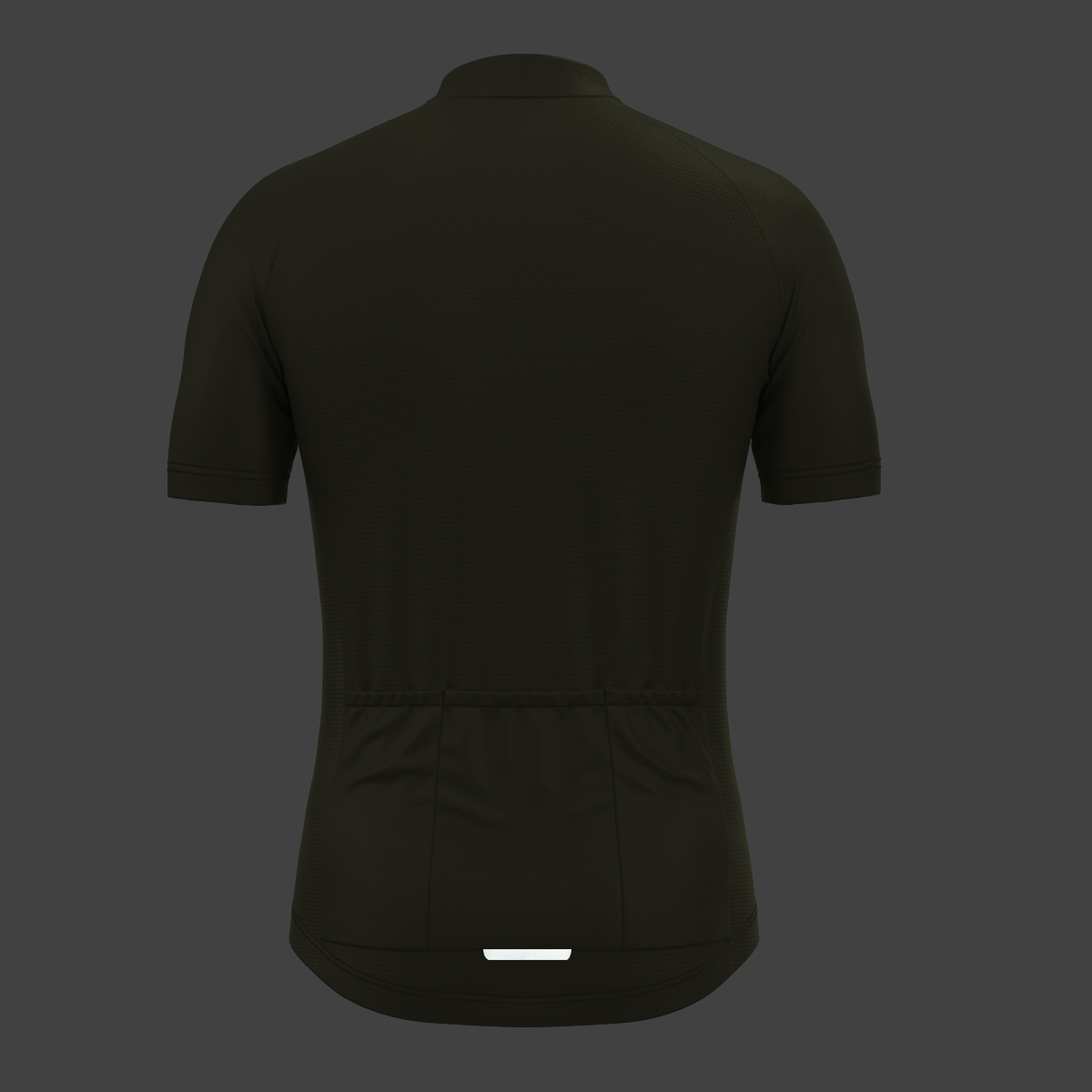 Men's Minimal Solid Cycling Jersey -Olive