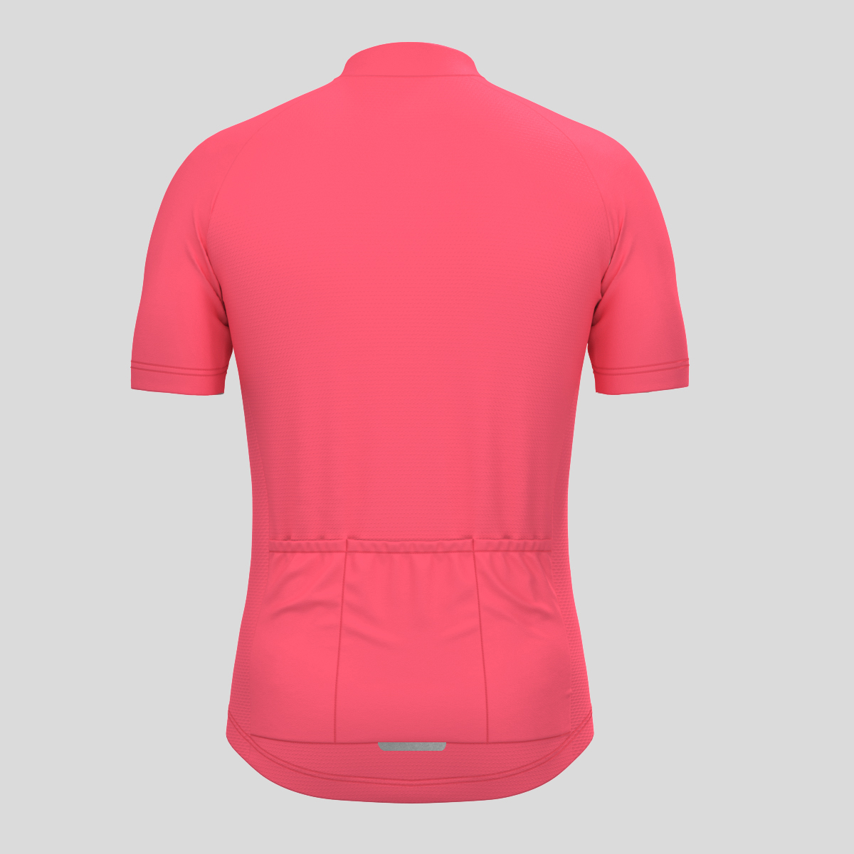 Men's Minimal Solid Cycling Jersey -Pink