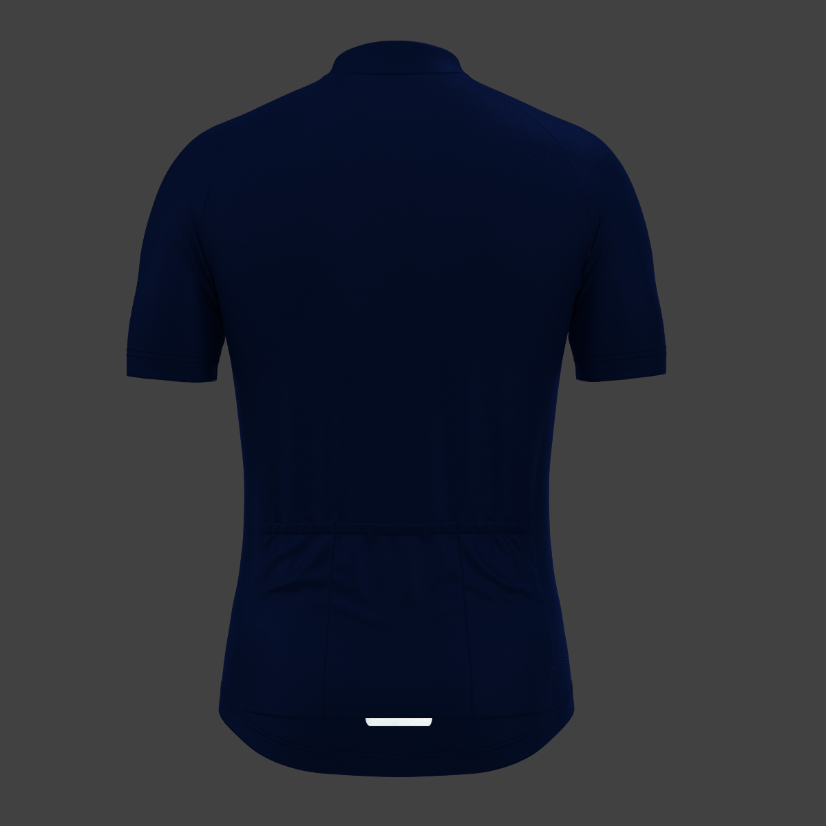 Men's Minimal Solid Cycling Jersey -Racing Blue