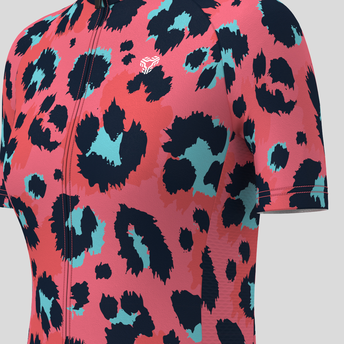 Leopard Drawing Novelty Women's Cycling Jersey