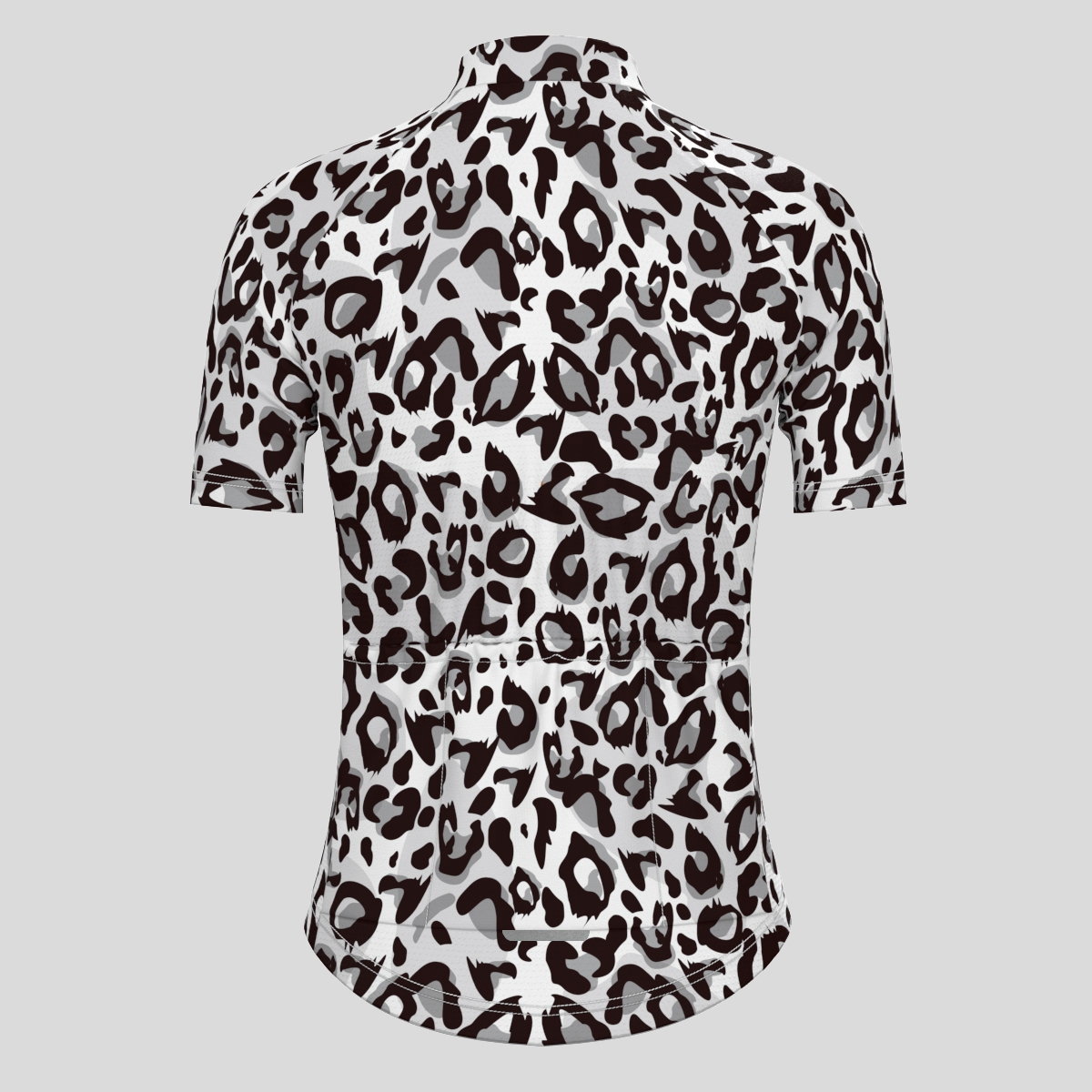 Leopard Print Women's Cycling Kit - Black/White