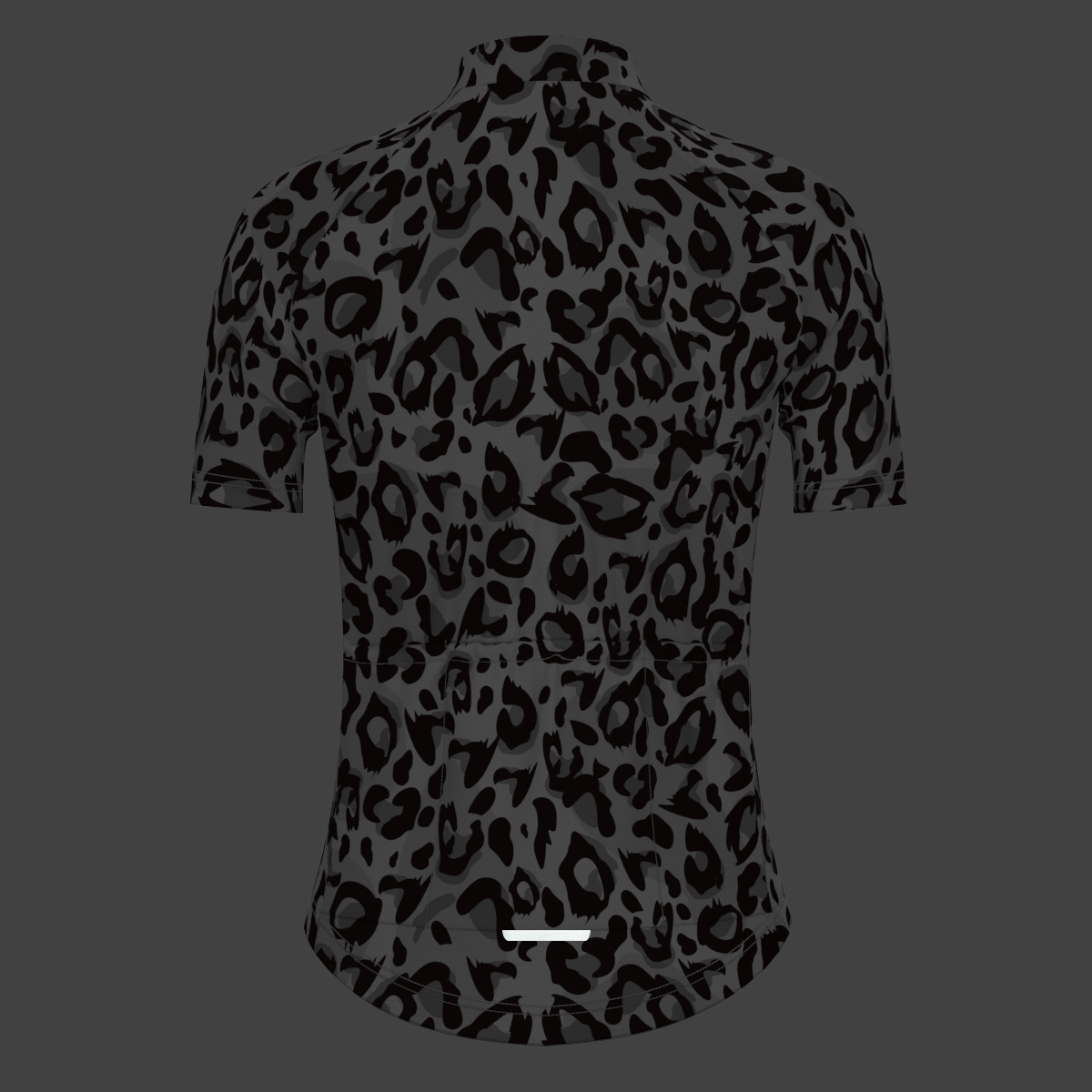 Leopard Print Women's Cycling Kit - Black/White
