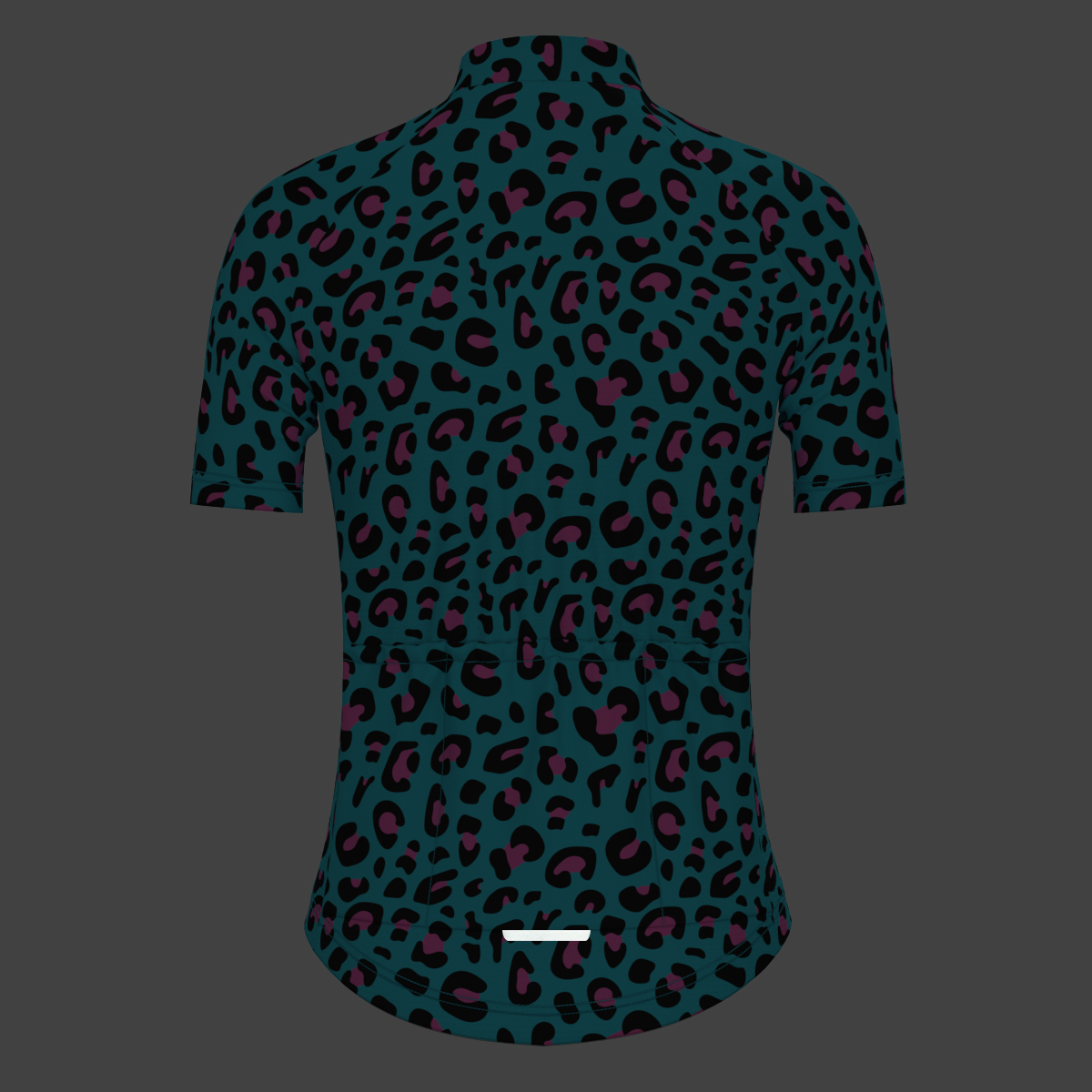 Leopard Print Women's Cycling Kit - Blue