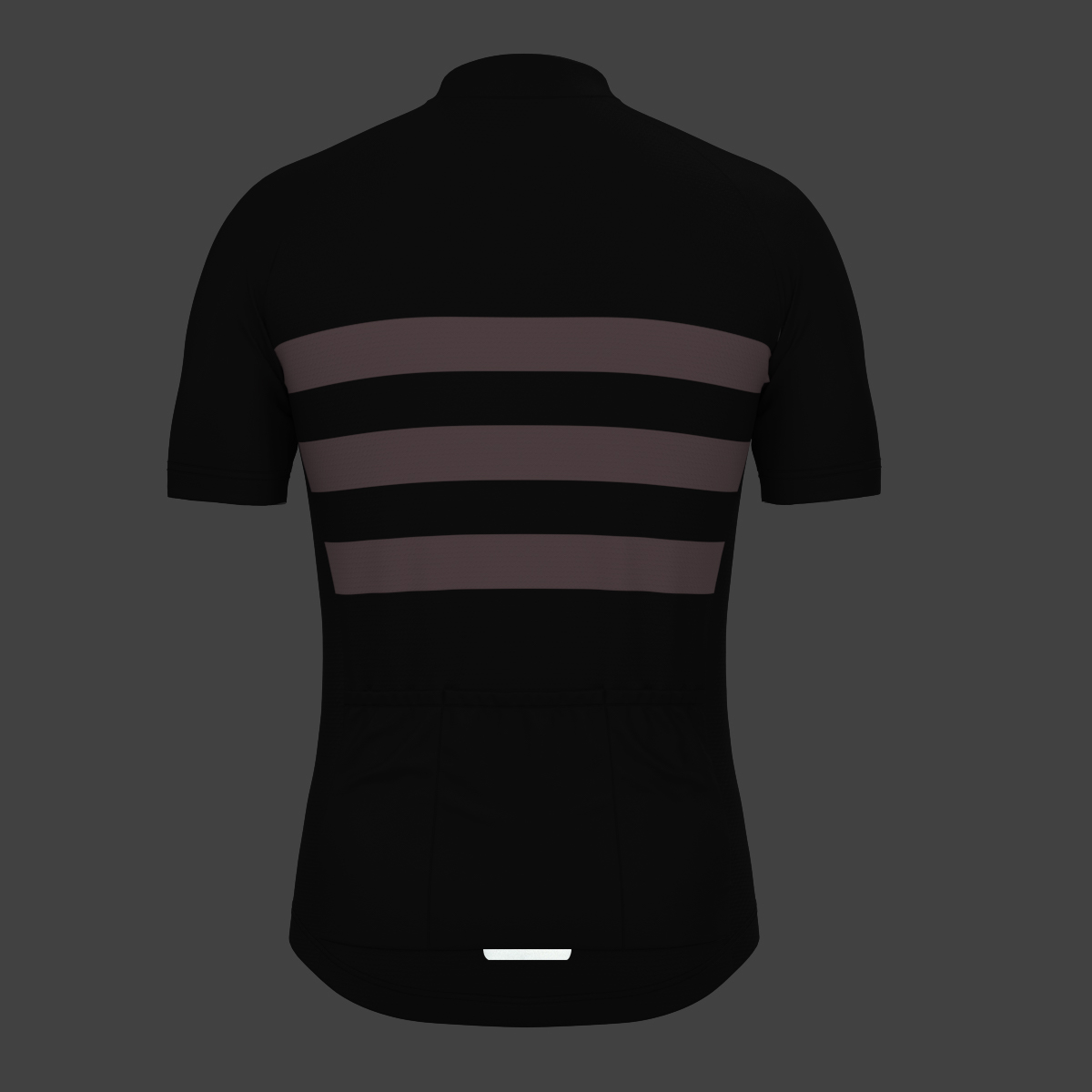 Men's Classic Stripes Cycling Jersey - Black/Pink