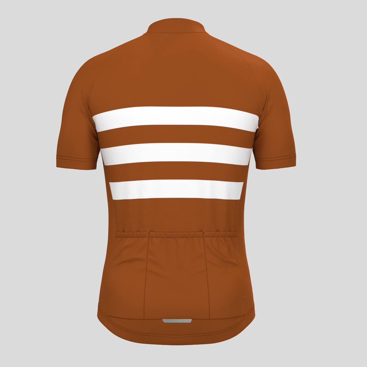 Men's Classic Stripes Cycling Jersey - Caramel