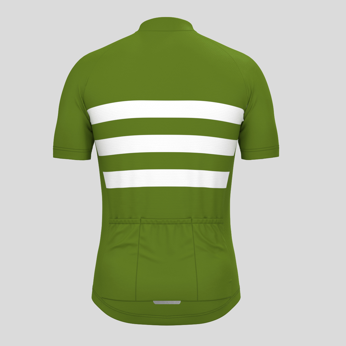 Men's Classic Stripes Cycling Jersey - Forest