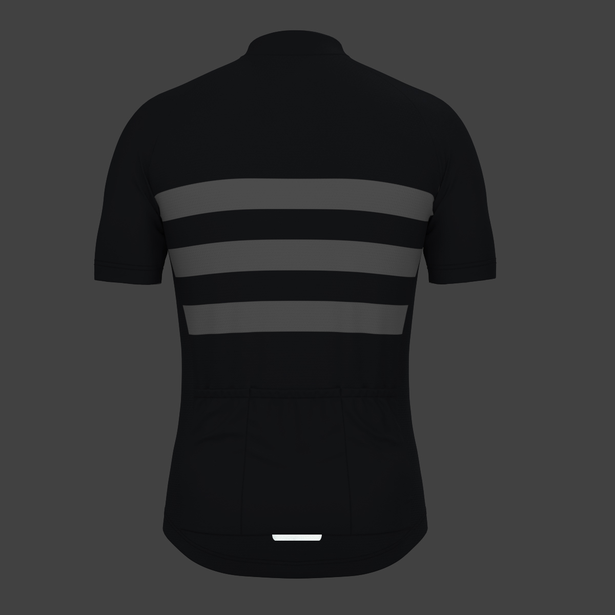Men's Classic Stripes Cycling Jersey - Graphite