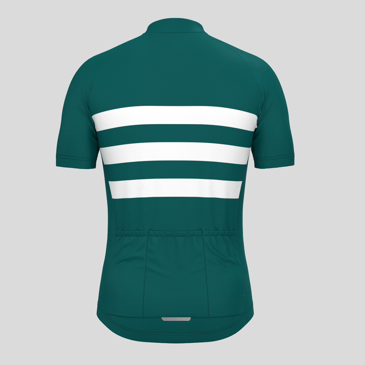 Men's Classic Stripes Cycling Jersey - Midnight/White