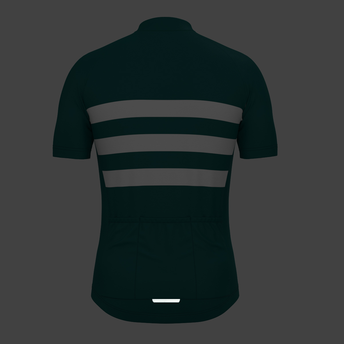 Men's Classic Stripes Cycling Jersey - Midnight/White
