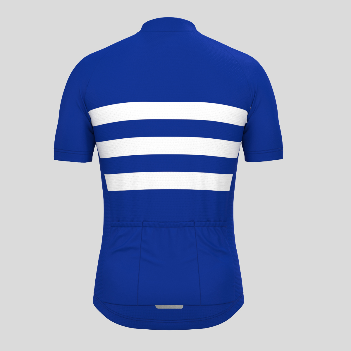 Men's Classic Stripes Cycling Jersey - Racing Blue