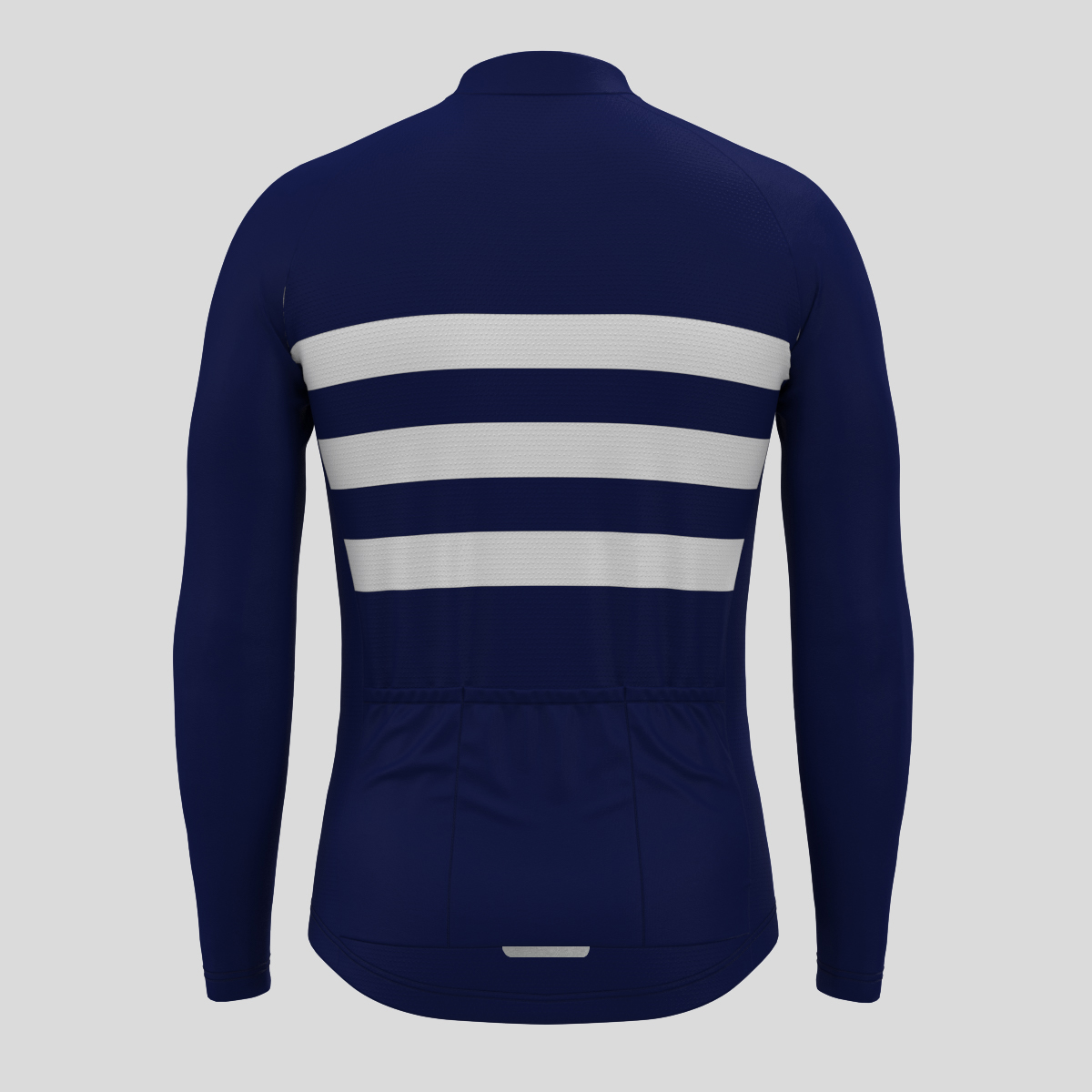 Men's Classic Stripes LS Cycling Jersey - Ink
