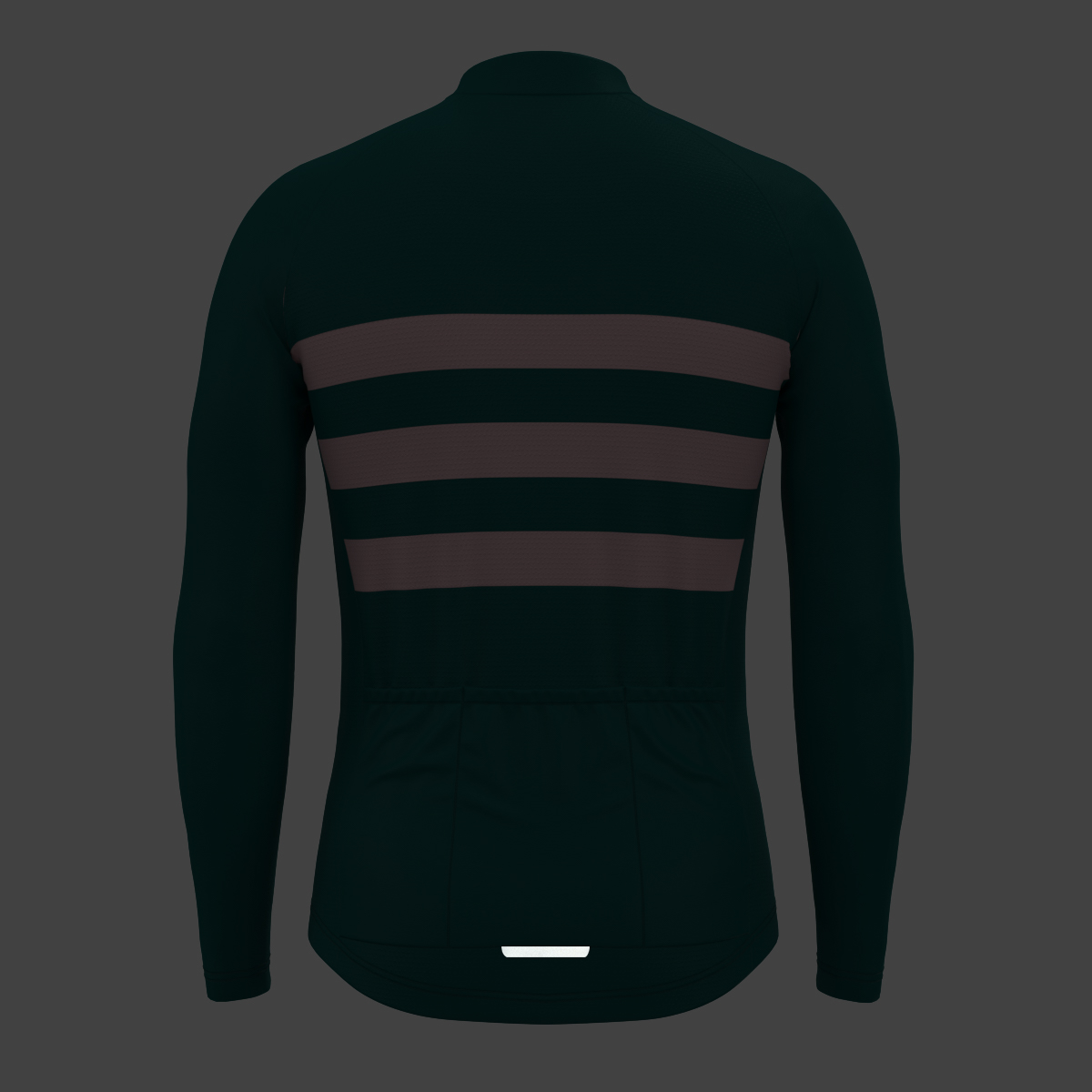 Men's Classic Stripes LS Cycling Jersey - Midnight/Pink