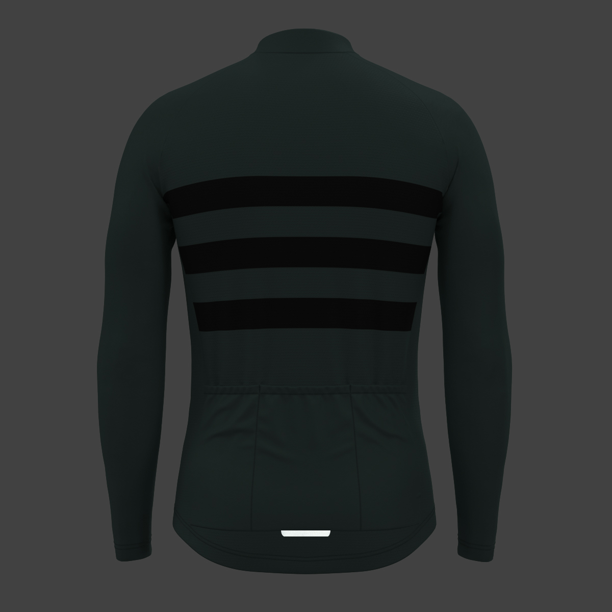 Men's Classic Stripes LS Cycling Jersey - Sage