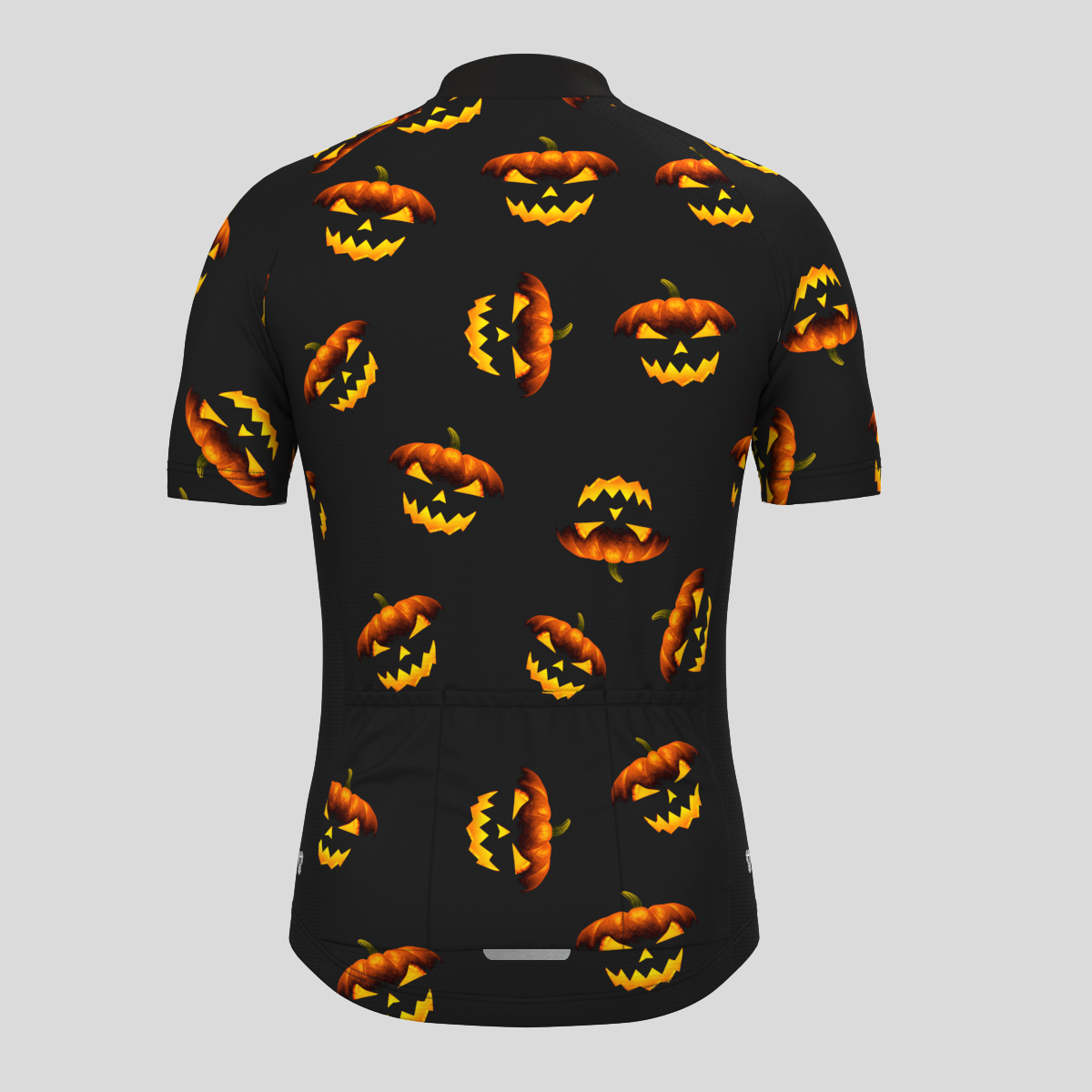 Men's Halloween Cycling Jersey - Pumpkin