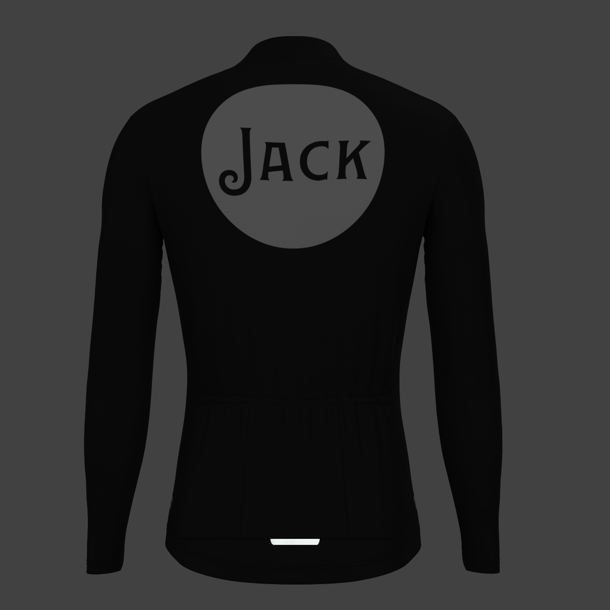Men's Halloween Jack Face LS Cycling Jersey