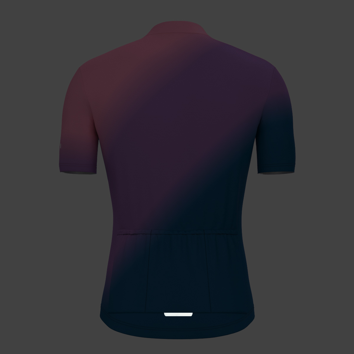 Men's Minimal Fade Cycling Jersey - Purple