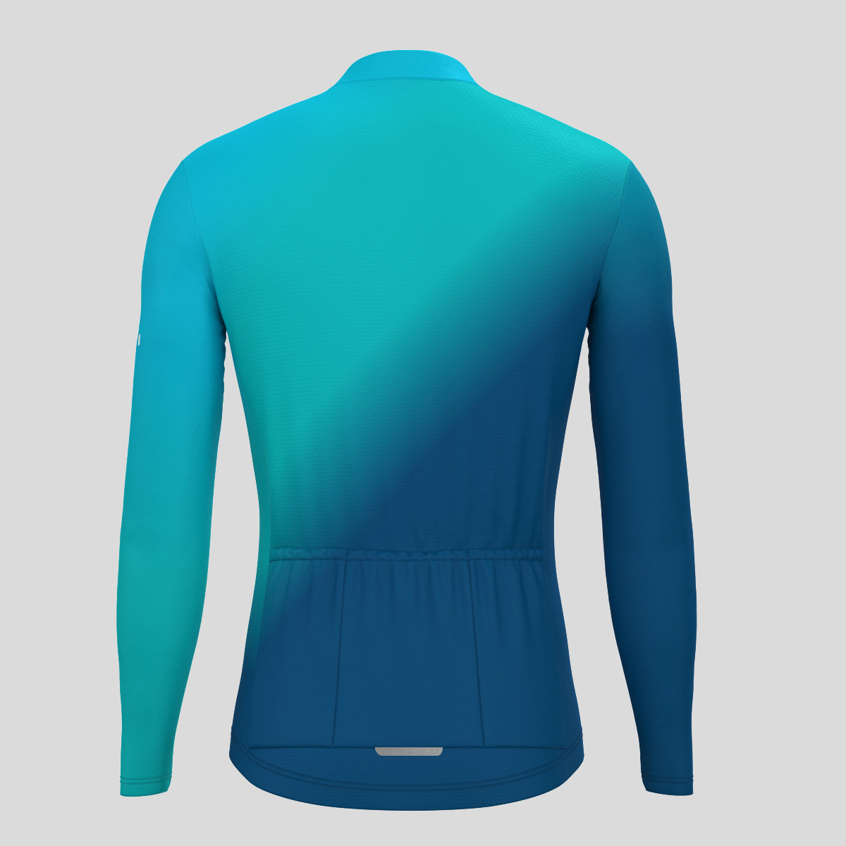 Men's Minimal Fade LS Cycling Jersey - Atlantis