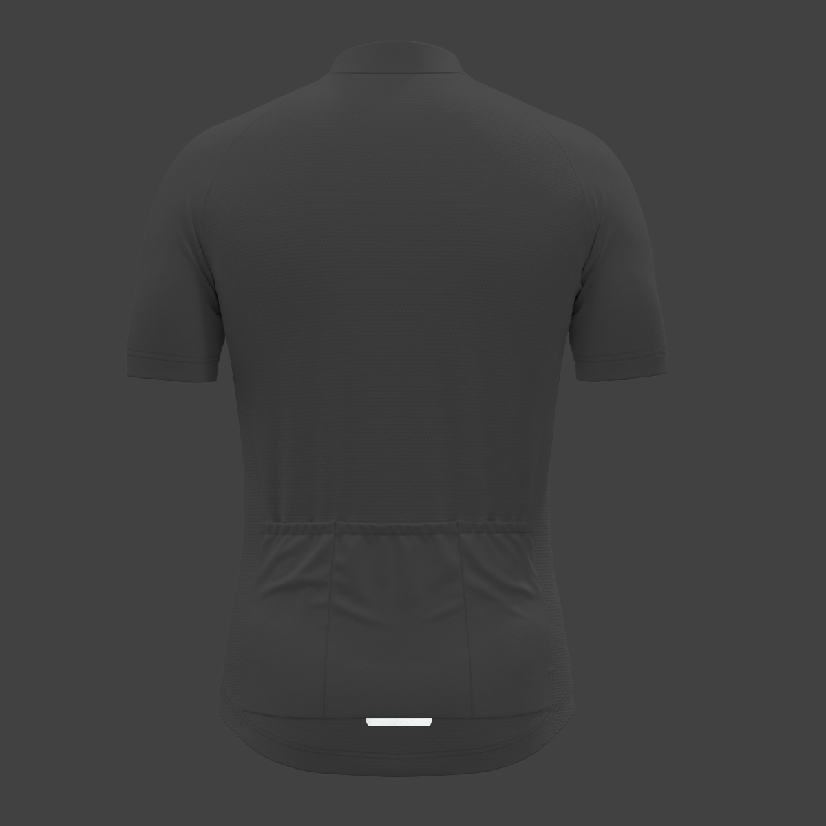 Men's Minimal Solid Cycling Jersey - White