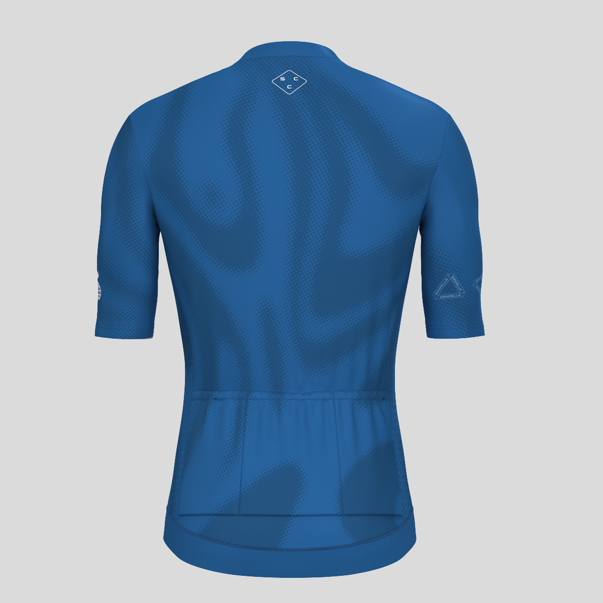 Men's Motivate Gradient dots Cycling jersey - Blue
