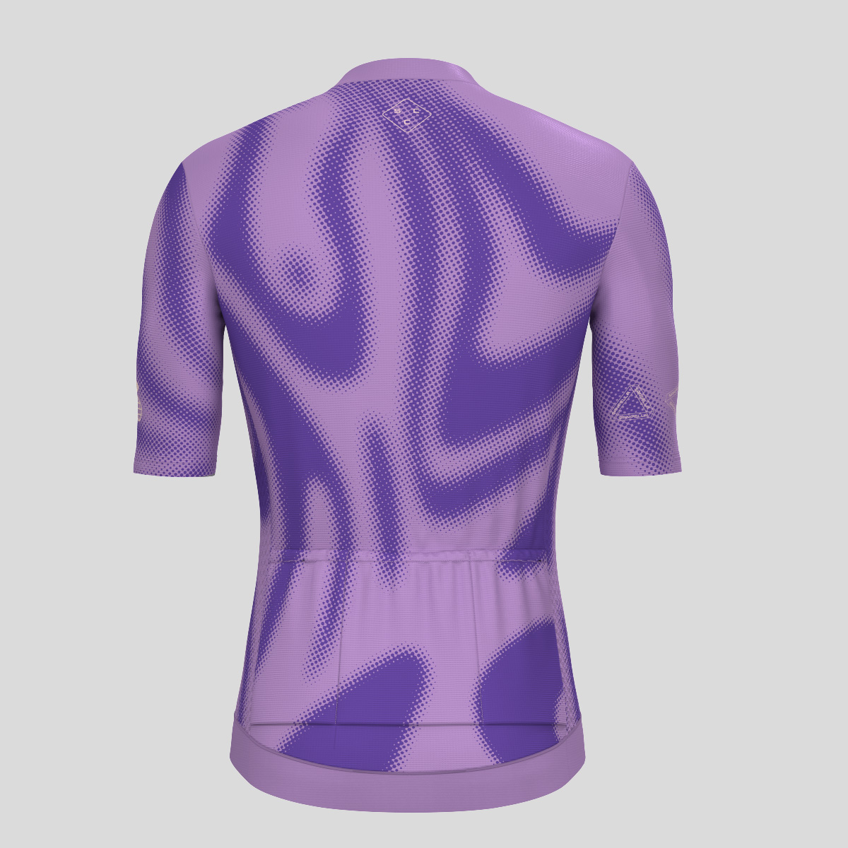 Men's Motivate Gradient dots Cycling jersey - Charm/Purple