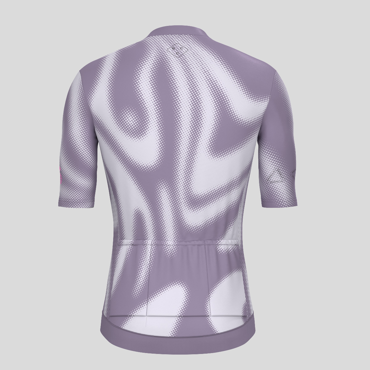 Men's Motivate Gradient dots Cycling jersey - Dusty Purple/Pink