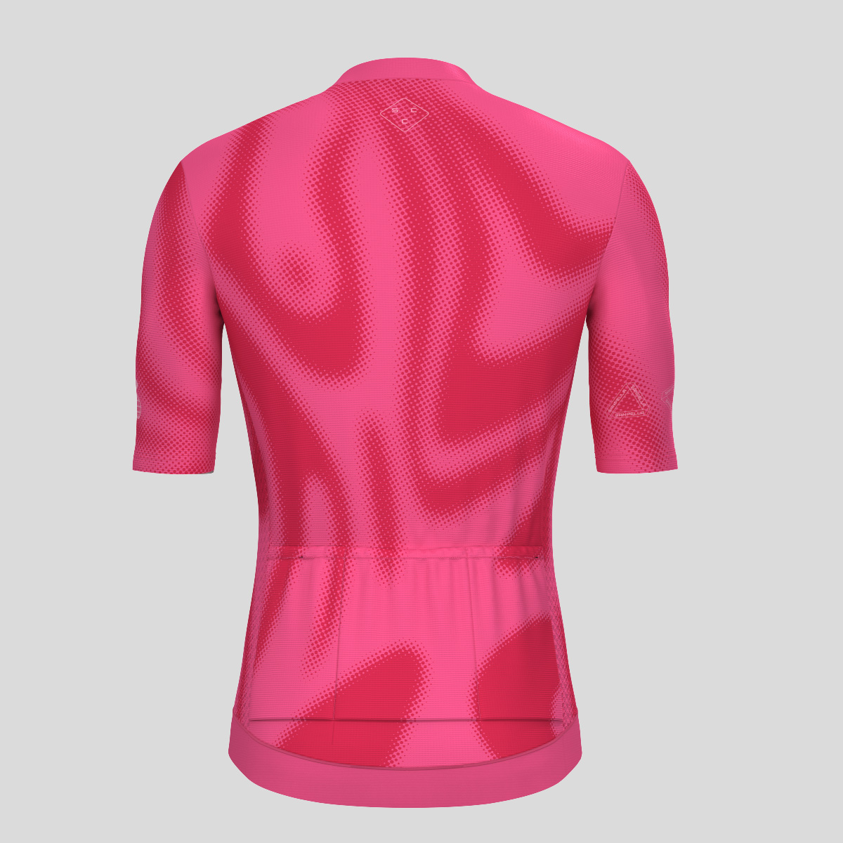 Men's Motivate Gradient dots Cycling jersey - Punch/Red