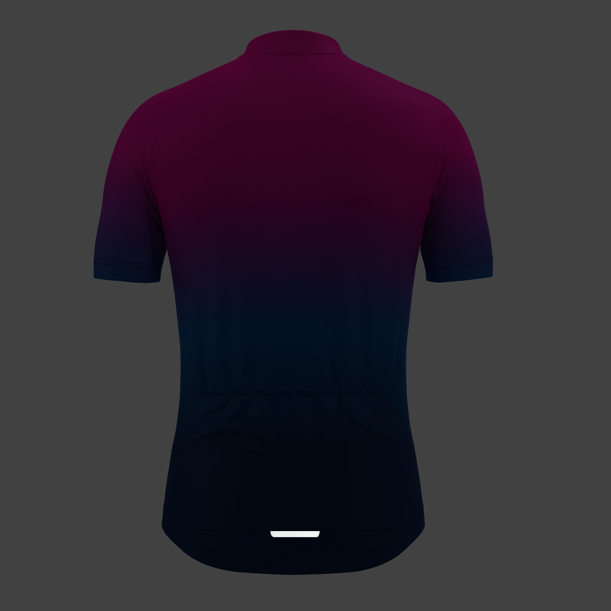 Men's Minimal Gradient Cycling Jersey - Magenta