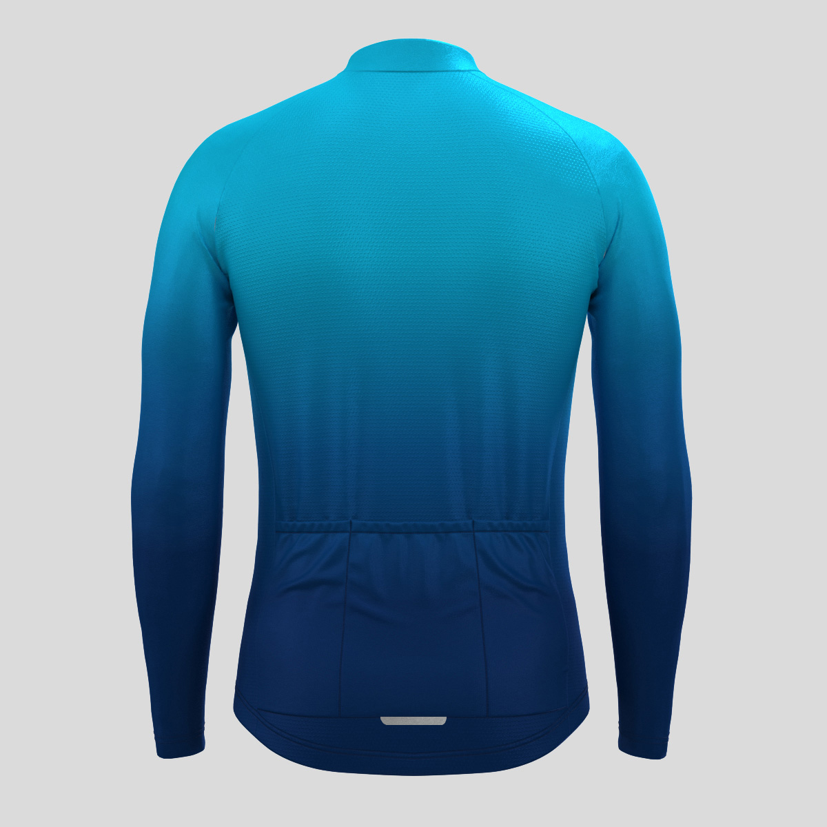 Men's Minimal Gradient LS Cycling Jersey - Blue Planet