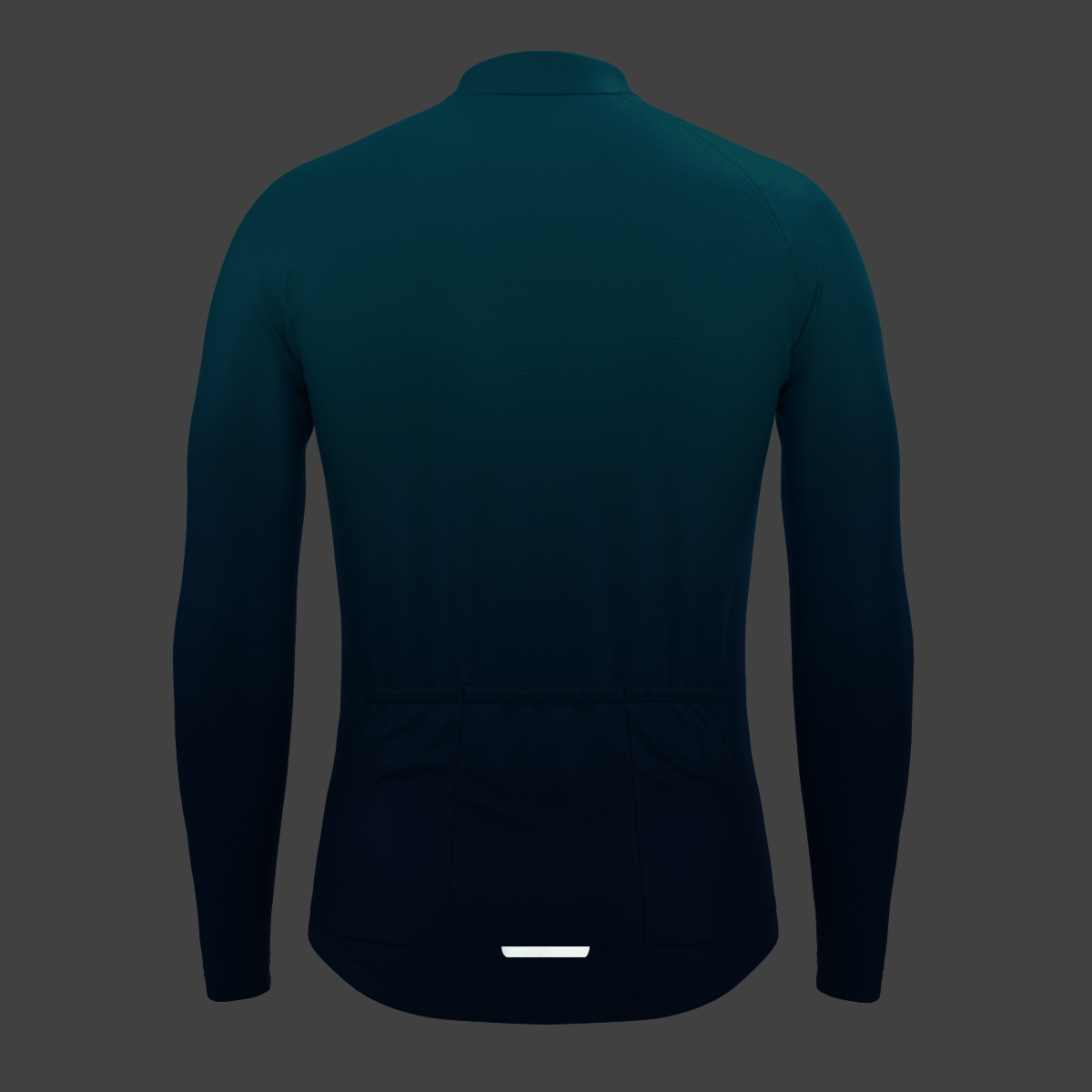 Men's Minimal Gradient LS Cycling Jersey - Blue Planet