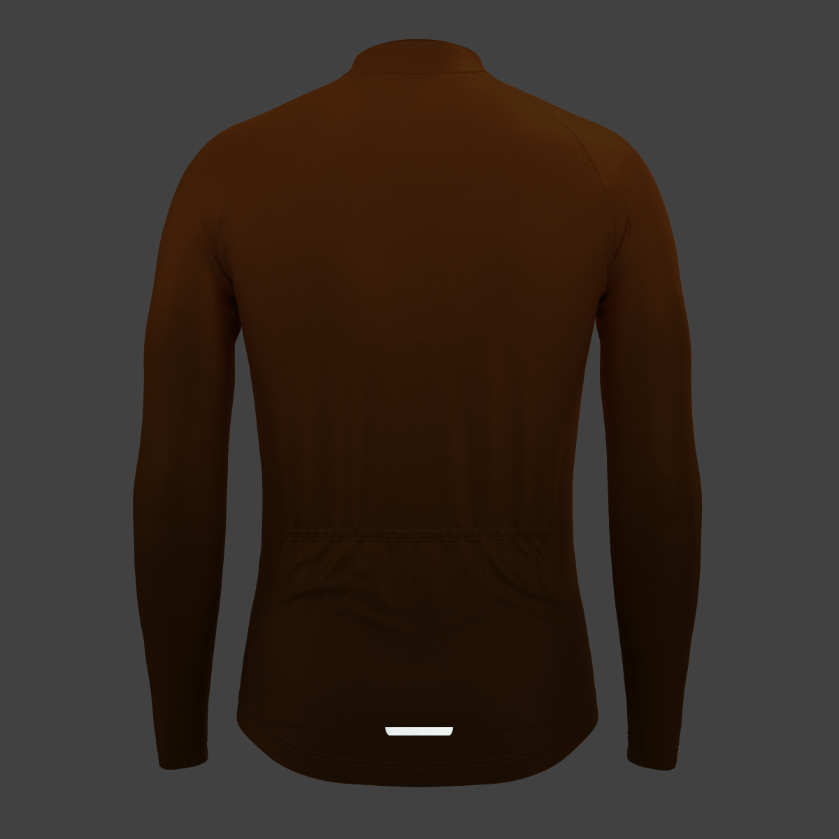 Men's Minimal Gradient LS Cycling Jersey - Orange