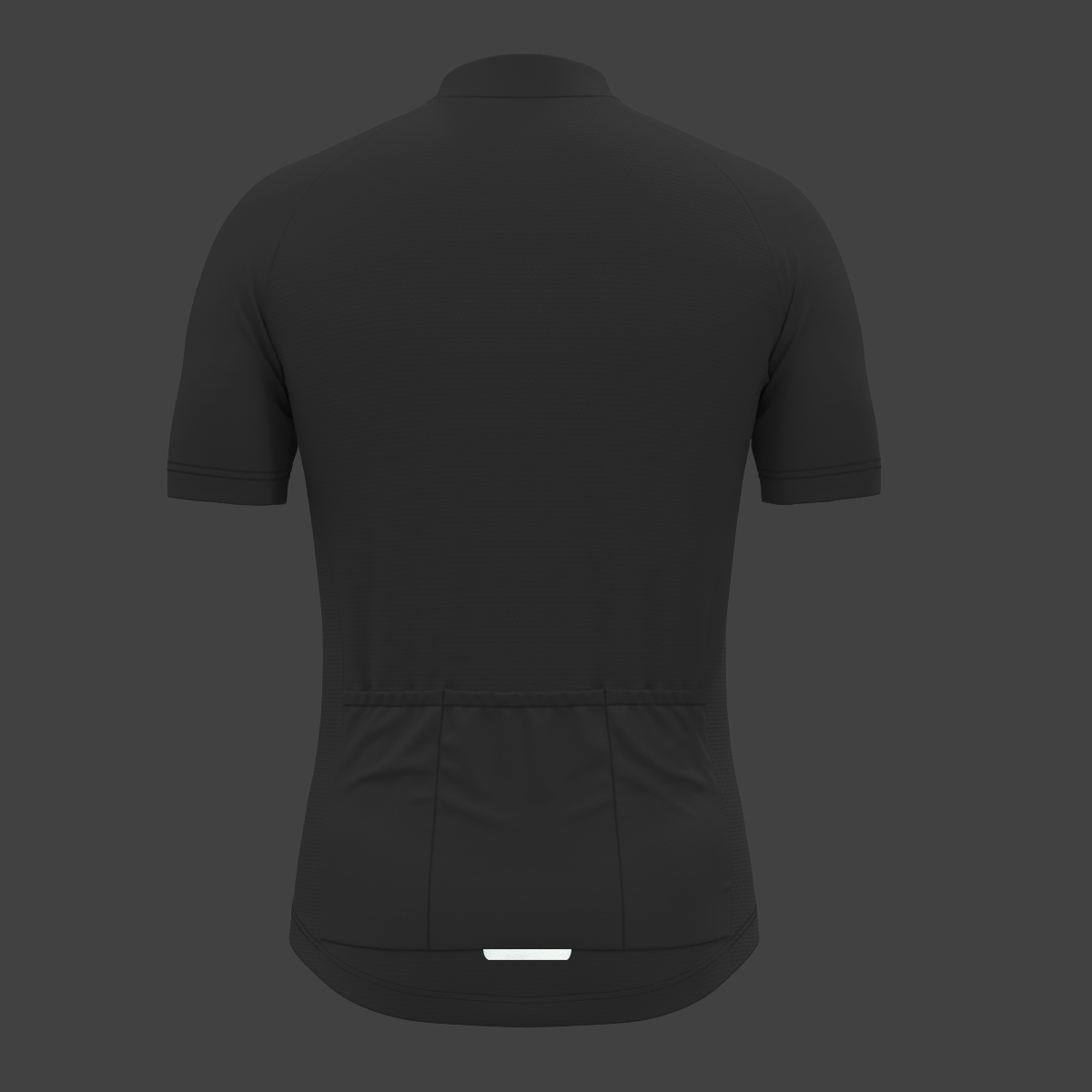 Men's Minimal Solid Cycling Jersey -Gray