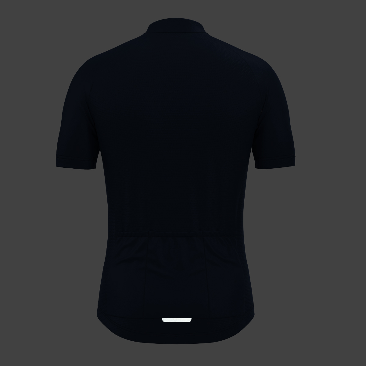 Men's Minimal Solid Cycling Jersey -Navy