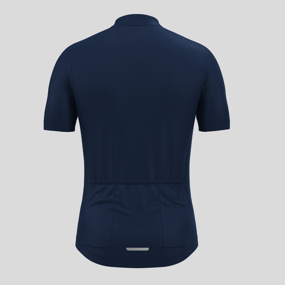Men's Minimal Solid Cycling Jersey -Navy